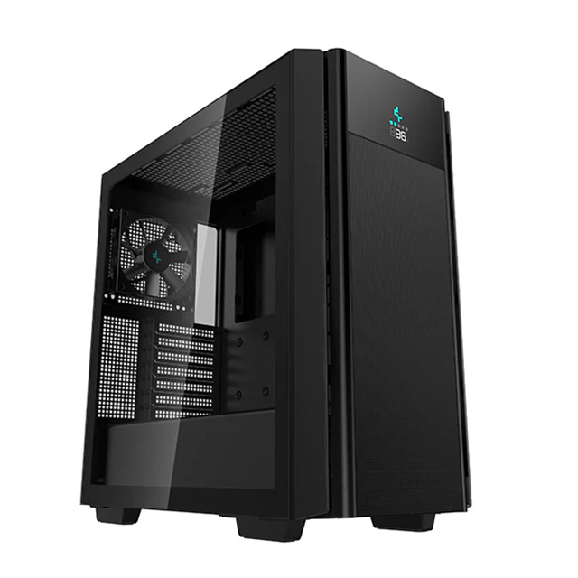 Gabinete DeepCool CH510 Mesh Digital, Midtower, 1 ventilador, E-ATX, Negro - R-CH510-BKNSE1-G-1