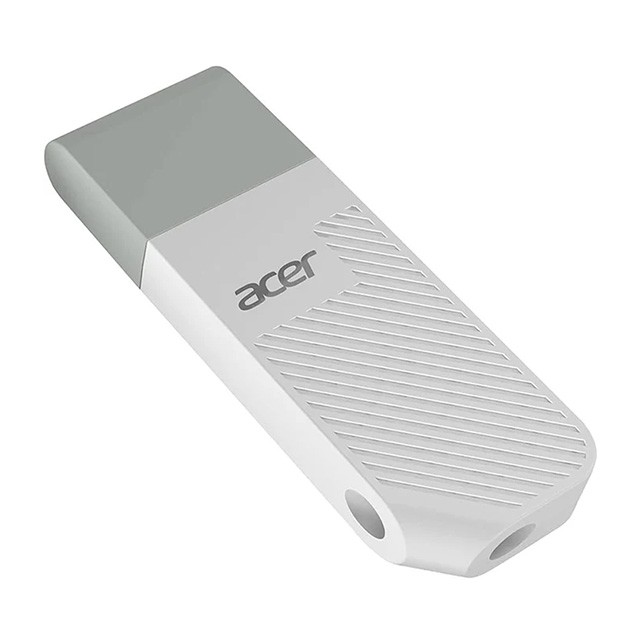 Memoria USB Acer UP300, 128GB, USB A 3.2, Lectura 120MB/s, Escritura 100MB/s, Blanco - BL.9BWWA.567