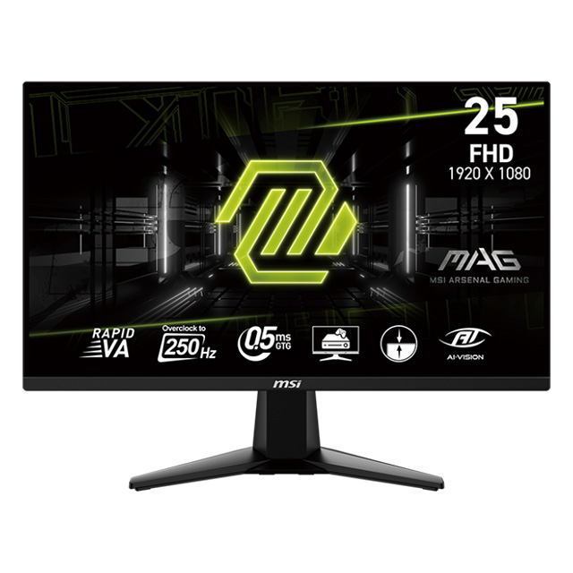 Monitor MSI MAG 255XFV, 24.5'', 1920x1080, 250Hz, 0.5ms - MAG-255XFV