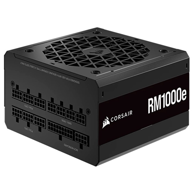 Fuente de Poder Corsair RM1000e, 1000w, Negro, Low Noise, 80 Plus Gold, Full Modular, Recertificada - CP-9020264-NA/RF