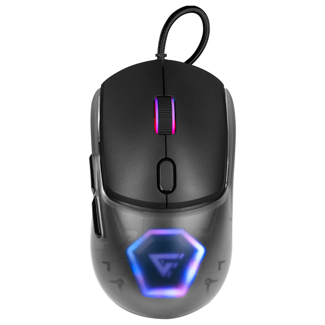 Mouse GameFactor MOG530, Alámbrico, RGB, 12,000 DPI, Pixart 3327, Negro - MOG530-BK