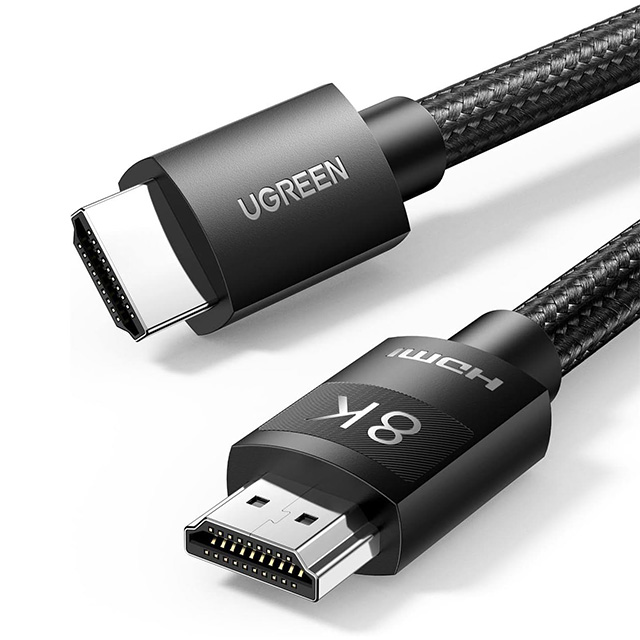 Cable HDMI 2.1 UGREEN, 8k@60Hz, 4k@120Hz, 48 Gbps, Nylon, Dolby Atmos, 1m - 40180