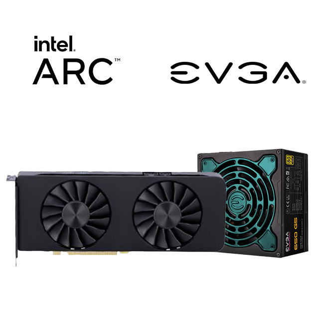 Combo de Actualización Intel Arc A750 / EVGA 650 G5