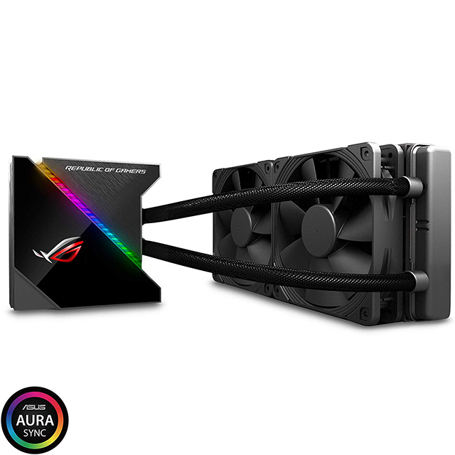 Enfriamiento Liquido Asus ROG Ryujin 240, Pantalla OLED, Aura Sync RGB, 2 Ventiladores Noctua iPPCC 2000 PWM 120mm - 90RC0030-M0AAY0