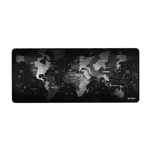 Mousepad Acteck Vibe Flow World MT494W, 80 x 35 cm, Negro - AC-941037