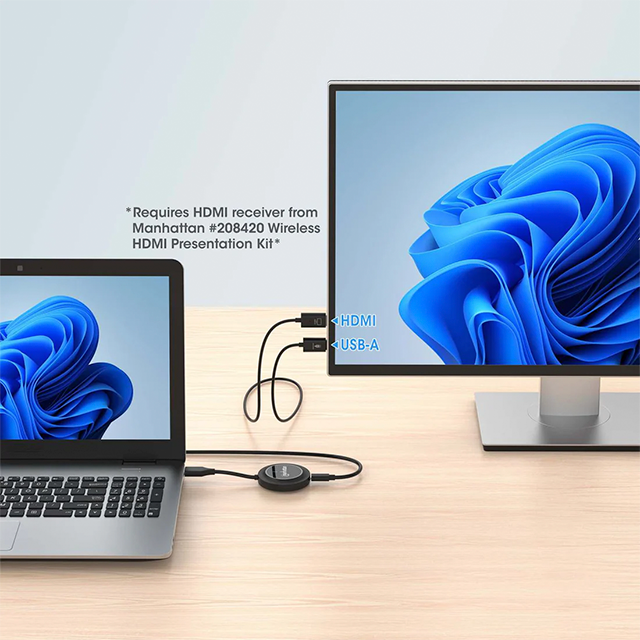 Transmisor de Video Inalámbrico HDMI Manhattan 208444