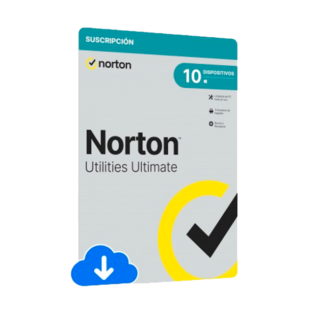 Norton Utilities Ultimate LA, 10 Dispositivos, Suscripción 12 Meses, Licencia Digital ESD – 21430707