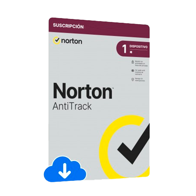 Norton AntiTrack, 1 Dispositivo, Suscripción 24 Meses, Licencia Digital ESD – 21437302