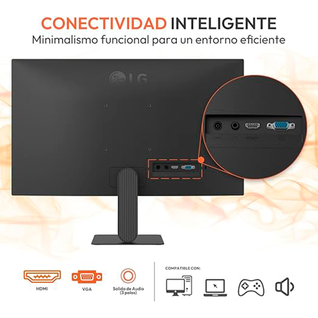 Monitor LG 24U411A, 24 Pulgadas, IPS, Full HD 1920×1080, 120 Hz, Diseño sin Bordes – 24U411A-B.AWMQ