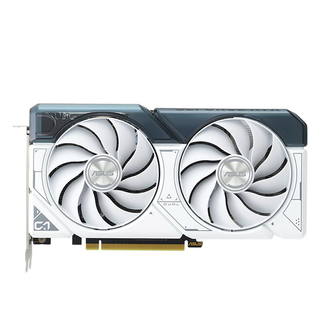 Tarjeta de Video Nvidia Asus Dual GeForce RTX 4060 White OC, 2 Ventiladores, 8GB GDDR6, OC, PCIe 4.0, Ray Tracing, Nvidia DLSS 3 - DUAL-RTX4060-O8G-WHITE