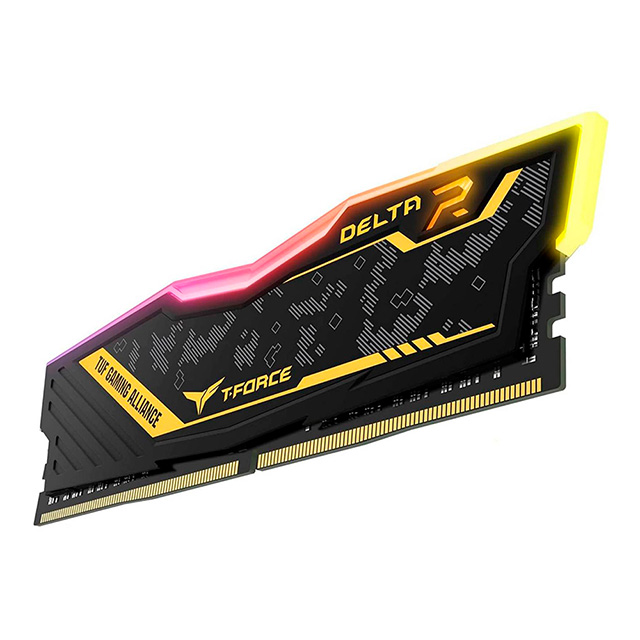 Memoria RAM Teamgroup T-Force Delta TUF RGB DDR4 32GB 1x32GB, 3200MHZ Camuflaje - TF9D432G3200HC16FBK