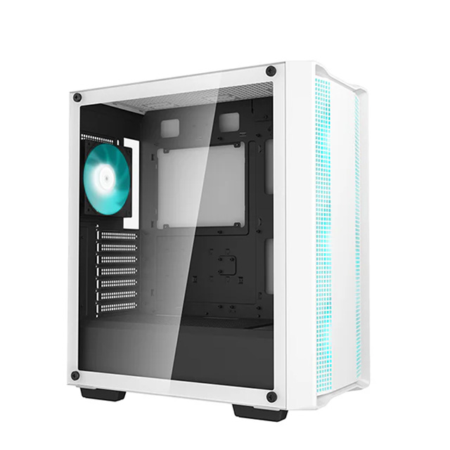 Gabinete DeepCool CC560 WH V2, Midtower, 4 Ventiladores Azules, ATX, Blanco - R-CC560-WHGAA4-G-2