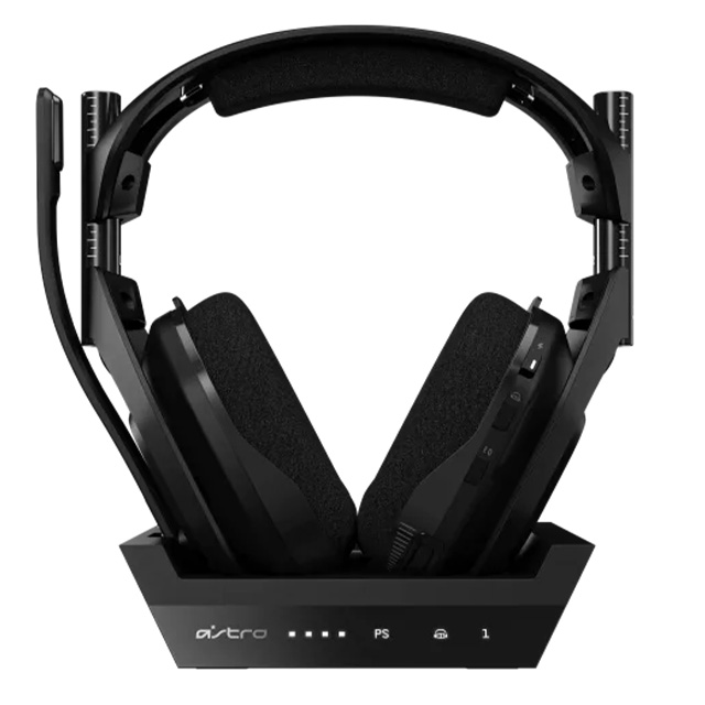 Diadema Astro A50 + Base, Inalámbrico, PC, PS5, PS4, Negro - 939-001674