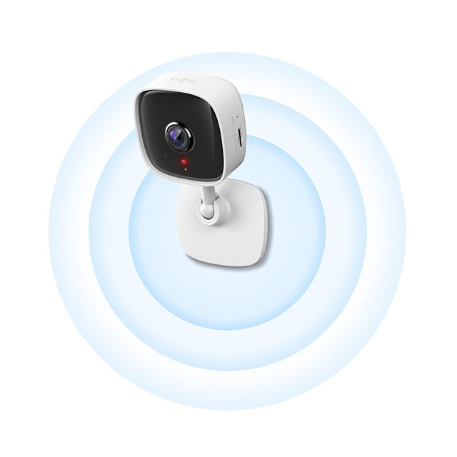 Cámara Wi-Fi de seguridad para interior TP-Link Tapo C100, 1080p, Detección de movimiento, Visión Nocturna, Audio bidireccional, Compatible con Alexa