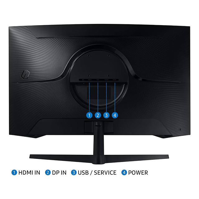 Monitor Samsung Odyssey G5 32'', 2560x1440, Curvo, 165Hz, FreeSync® - LS32CG552ELXZX