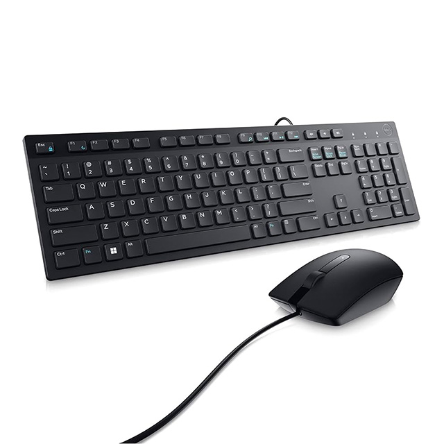 Combo de Teclado y Mouse Dell KM300C, Alámbrico, Español - 580-AKKW