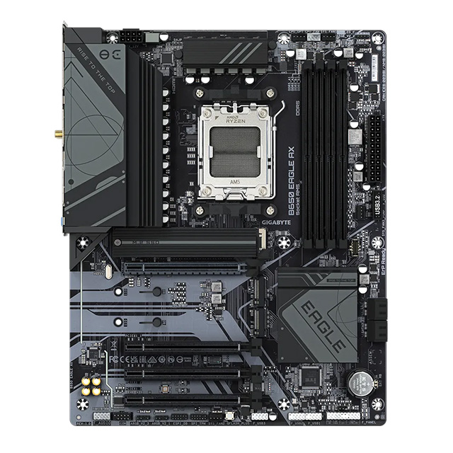 Tarjeta Madre Gigabyte B650 Eagle AX, ATX, AM5, DDR5 7600Mhz OC, x3 M.2, WiFi 6 , Bluetooth 5.2 - B650-EAGLE-AX