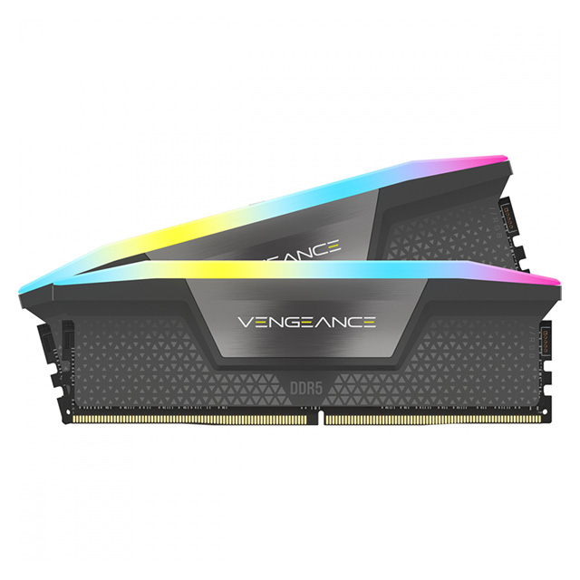 Memoria RAM Corsair Vengeance, 32GB, 2x16, DDR5, 6000Mhz, RGB, Gris - CMH32GX5M2E6000Z36