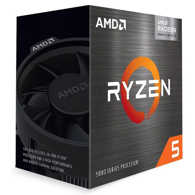 Procesador AMD Ryzen 5 5600GT, 6 Cores, 12 Threads, Radeon Graphics, 3.5Ghz Base, 4.6Ghz Max, Socket AM4, Wraith Stealth - 100-100001488BOX