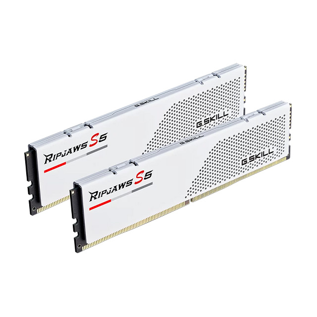 Memoria RAM G.Skill Ripjaws S5 Blanco 32GB 2x16GB DDR5 5200Mhz - F5-5200J3636C16GA2-RS5W