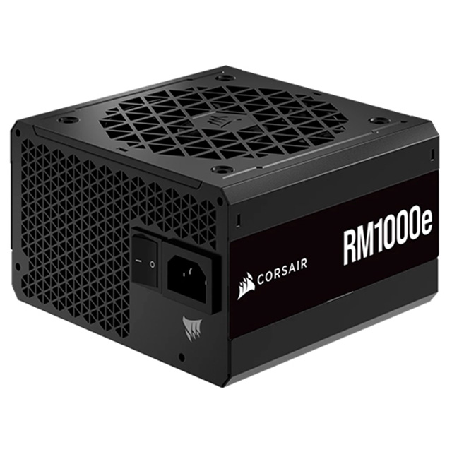 Fuente de Poder Corsair RM1000e, 1000w, Negro, Low Noise, 80 Plus Gold, Full Modular, Recertificada - CP-9020264-NA/RF