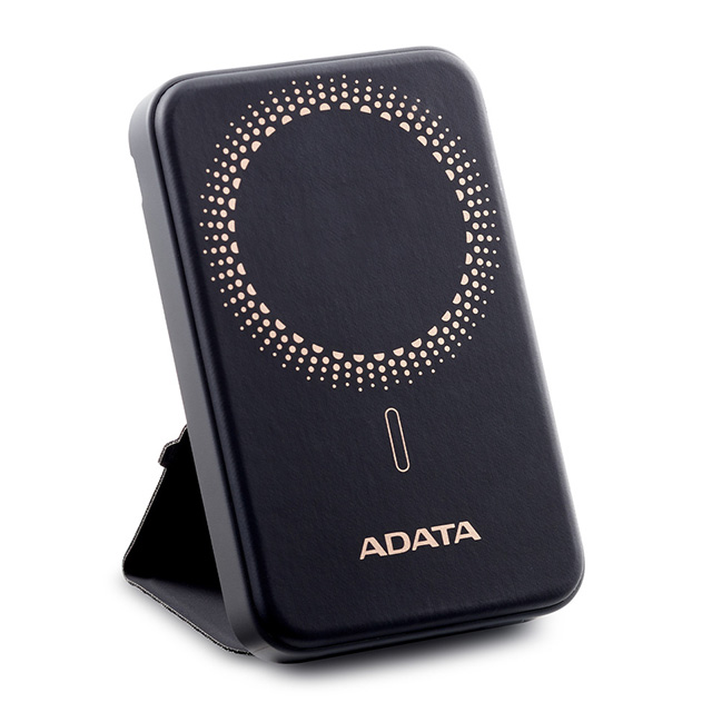 Power Bank Adata PR050 Magnetic, 5000 mAh, Carga inalambrica magnetica, Hasta 2 dispositivos a la vez, USB Tipo-C - PR050-11BK