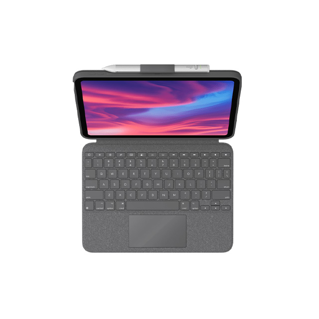 Funda con Teclado Logitech Combo Touch para iPad, Teclado retroiluminado, (7ª, 8ª, 9ª y 10ª generación)  - 920-009602