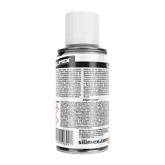 Silijet E-plus Silimex, Base de silicón, Lubricación de componentes plasticos, 170ml - 750300219602