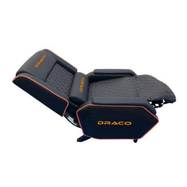 Sillon Gamer Nextep Draco, Reclinable, Negro/Naranja - NE-488J