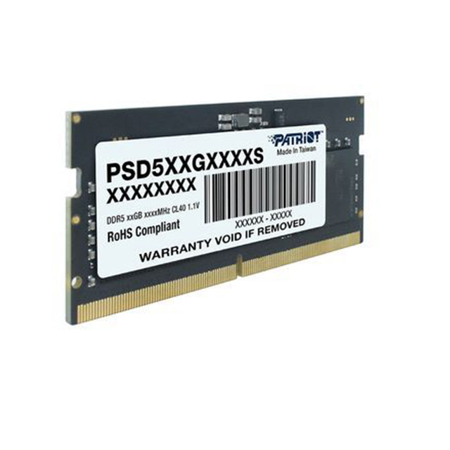 Memoria RAM SO-DIMM Patriot Signature Line, 32GB, DDR5, 4800Mhz - PSD532G48002S