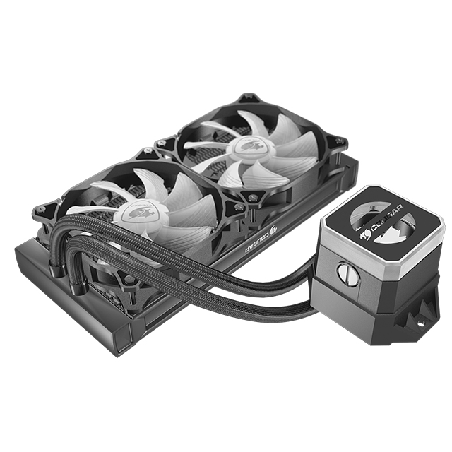 Enfriamiento Liquido Cougar Helor 240 RGB, 2 ventiladores ARGB, 240mm - 35CCL24.0001