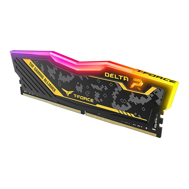 Memoria RAM Teamgroup T-Force Delta TUF RGB DDR4 32GB 1x32GB, 3200MHZ Camuflaje - TF9D432G3200HC16FBK