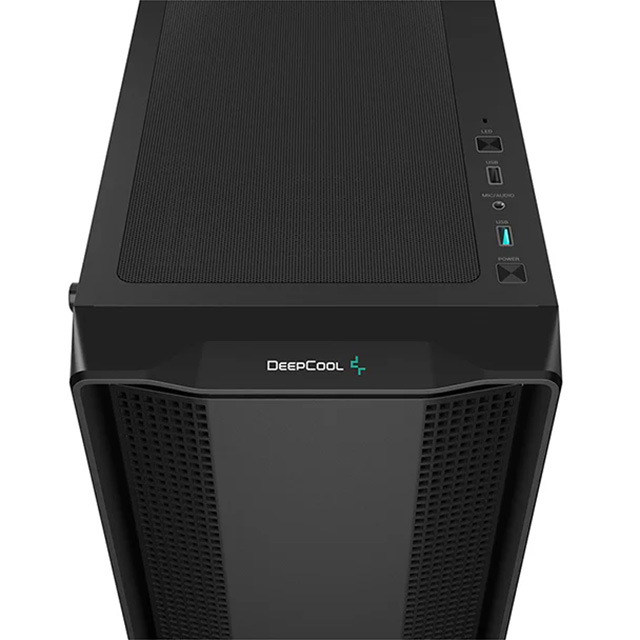 Gabinete DeepCool CC560 ARGB V2, Midtower, 4 ventiladores ARGB, ATX, Negro - R-CC560-ARGB V2