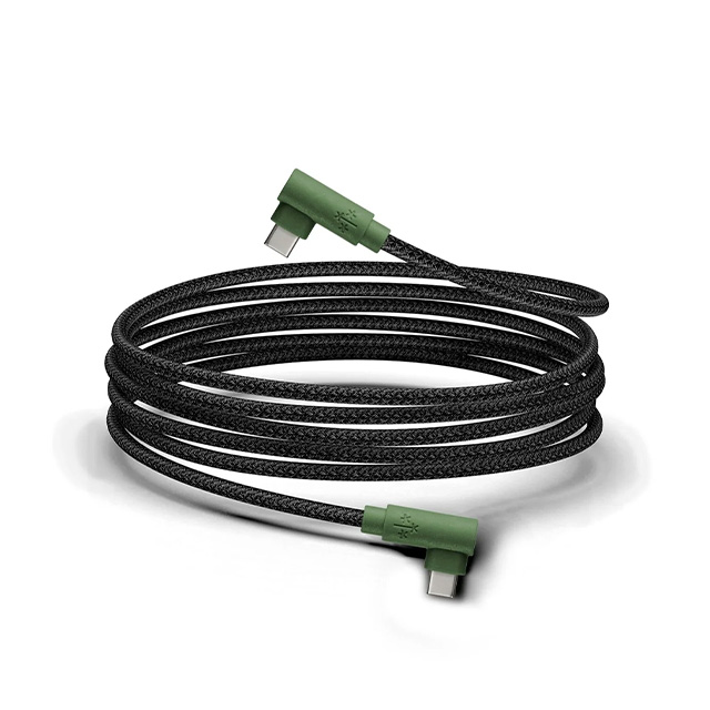 Cable Hune USB-C a USB-C, 1.2m, Bosque - AT-ACC-CA-353-BOSQUE