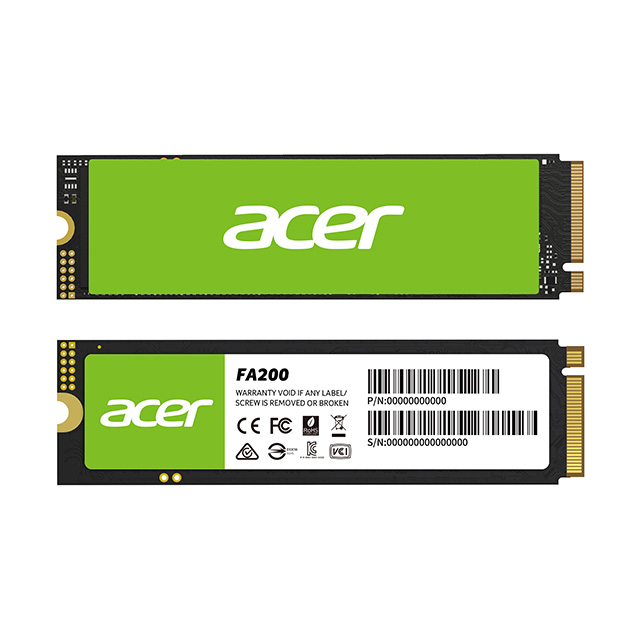 Unidad de Estado Solido SSD M.2 Acer FA200, 1TB, 7,200 / 6,200MB/s - BL.9BWWA.124