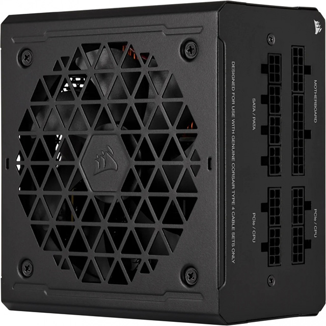 Fuente de Poder Corsair RM750e, 750w, Negro, Low Noise, 80 Plus Gold, Full Modular, Recertificada - CP-9020262-NA/RF 