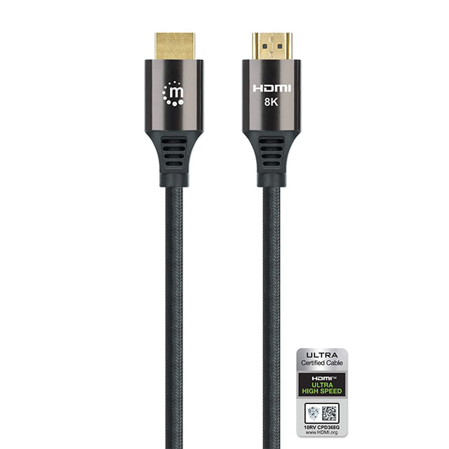 Cable HDMI 2.1 Manhattan, 8k@60Hz, 4k@120Hz, 3m - 355957