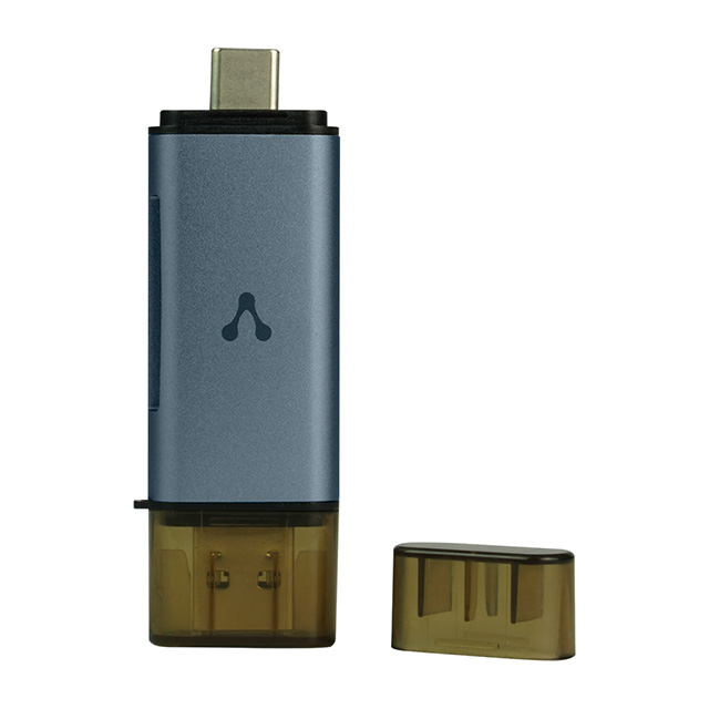 Lector de Tarjetas SD Vorago CR-350, Lector SD & Micro SD, Conector USB-A & USB-C - CR-350