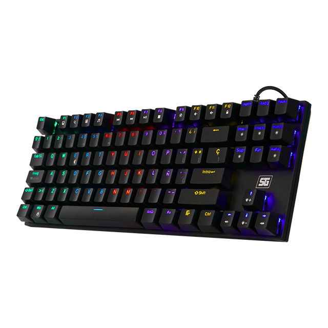 Teclado Gamer Vorago Start The Game KB-600, Mecanico, 65%, RGB, Anti Ghosting, USB - KB-600