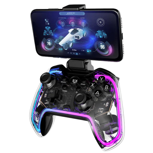 Control Inalámbrico Balam Rush Kontrol Glow G595, Bluetooth, RGB, Botones Programables, PC, PS5, PS4, Android, iOS, Switch - BR-936910