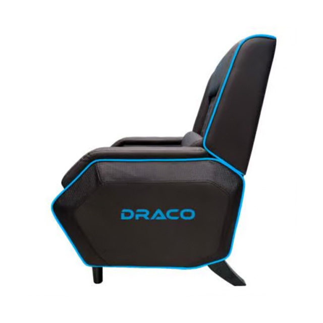Sillon Gamer Nextep Draco, Reclinable, Negro/Azul - NE-488A