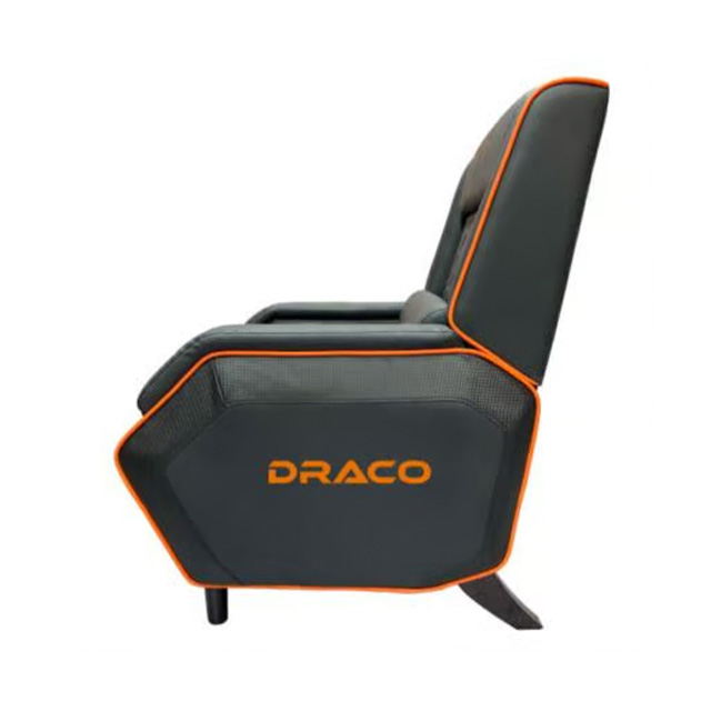 Sillon Gamer Nextep Draco, Reclinable, Negro/Naranja - NE-488J