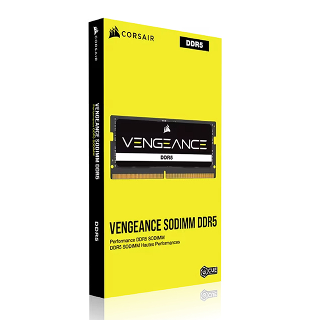Memoria RAM Corsair Vengeance, 96GB, 2x48, DDR5, 5200Mhz, SO-DIMM, Negro - CMSX96GX5M2A5200C44