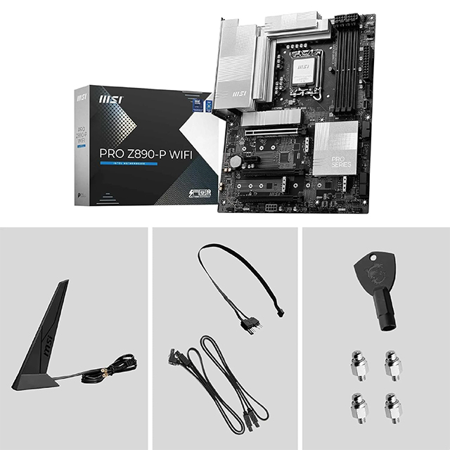 Tarjeta Madre MSI PRO Z890-P WIFI, ATX, 14th Gen Intel, LGA 1851, DDR5 7800MHz, PCIe 5.0, Wi-Fi 7, Bluetooth v5.4 - PRO-Z890-P-WIFI