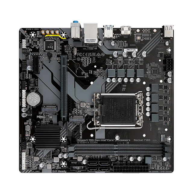 Tarjeta Madre Gigabyte B760M K, Micro-ATX, LGA 1700, DDR4 5333Mhz, 2x M.2, PCIe 4.0