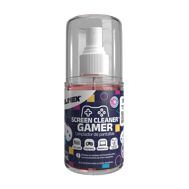 Kit de limpieza Gamer Silimex, 1 removedor de polvo de 170ml / 1 limpiador de pantallas 100ml/ 1 microfibra de (30x30) / 1 cepillo para limpieza - 7503018454030