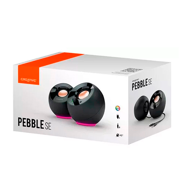 Bocinas Creative Pebble SE, 2.0 canales, 4W RMS, alámbricas – 51MF1725AA000