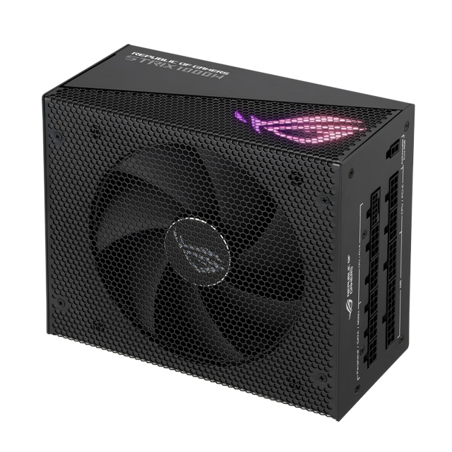 Fuente de Poder Rog Strix Aura Edition, 1000w, 80 Plus Gold, PCIe 5.0, Full Modular - ROG-STRIX-1000G-AURA-GAMING