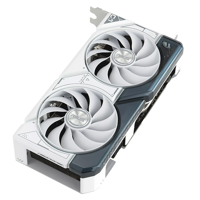 Tarjeta de Video Nvidia Asus Dual GeForce RTX 4060 White OC, 2 Ventiladores, 8GB GDDR6, OC, PCIe 4.0, Ray Tracing, Nvidia DLSS 3 - DUAL-RTX4060-O8G-WHITE