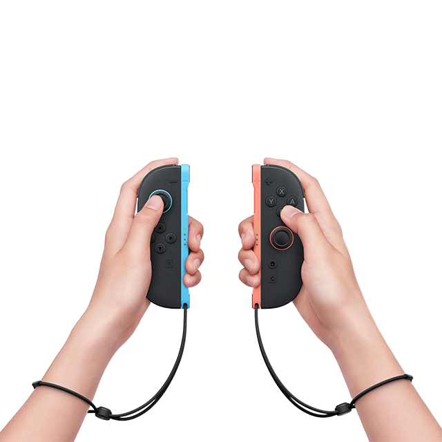 Control inalámbrico Nintendo Joy-Con (L)/(R) Light Blue / Light Red, Bluetooth 5.0, Multiplataforma Switch 2